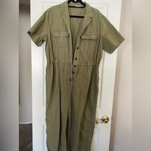 Gap Khaki Jumpsuit